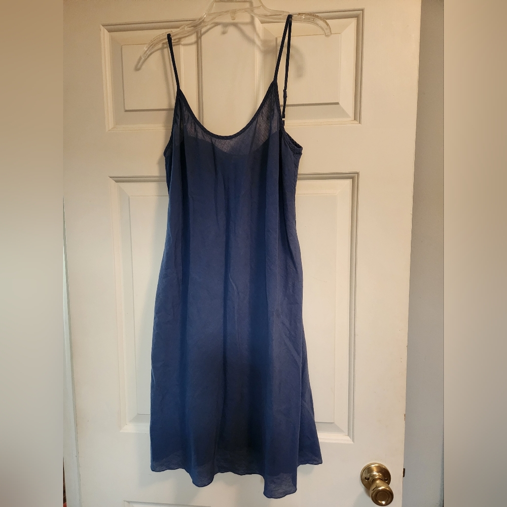Johnny Was Blue Embroidered Midi-Dress - Picture 5 of 6